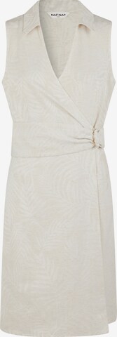 Robe 'Marie' NAF NAF en beige : devant