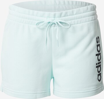 ADIDAS SPORTSWEAR - Calças de desporto 'Essential' em verde: frente