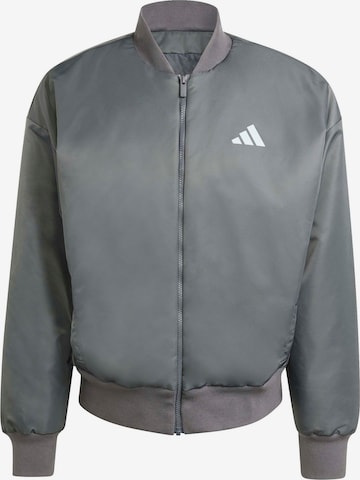 ADIDAS SPORTSWEAR Športová bunda 'STADIUM BMB' - Sivá: predná strana