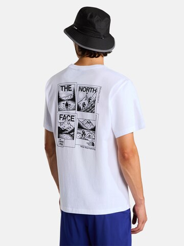 THE NORTH FACE Shirt 'M PHOTO SOUVENIR RELAXED SS TEE' in Wit