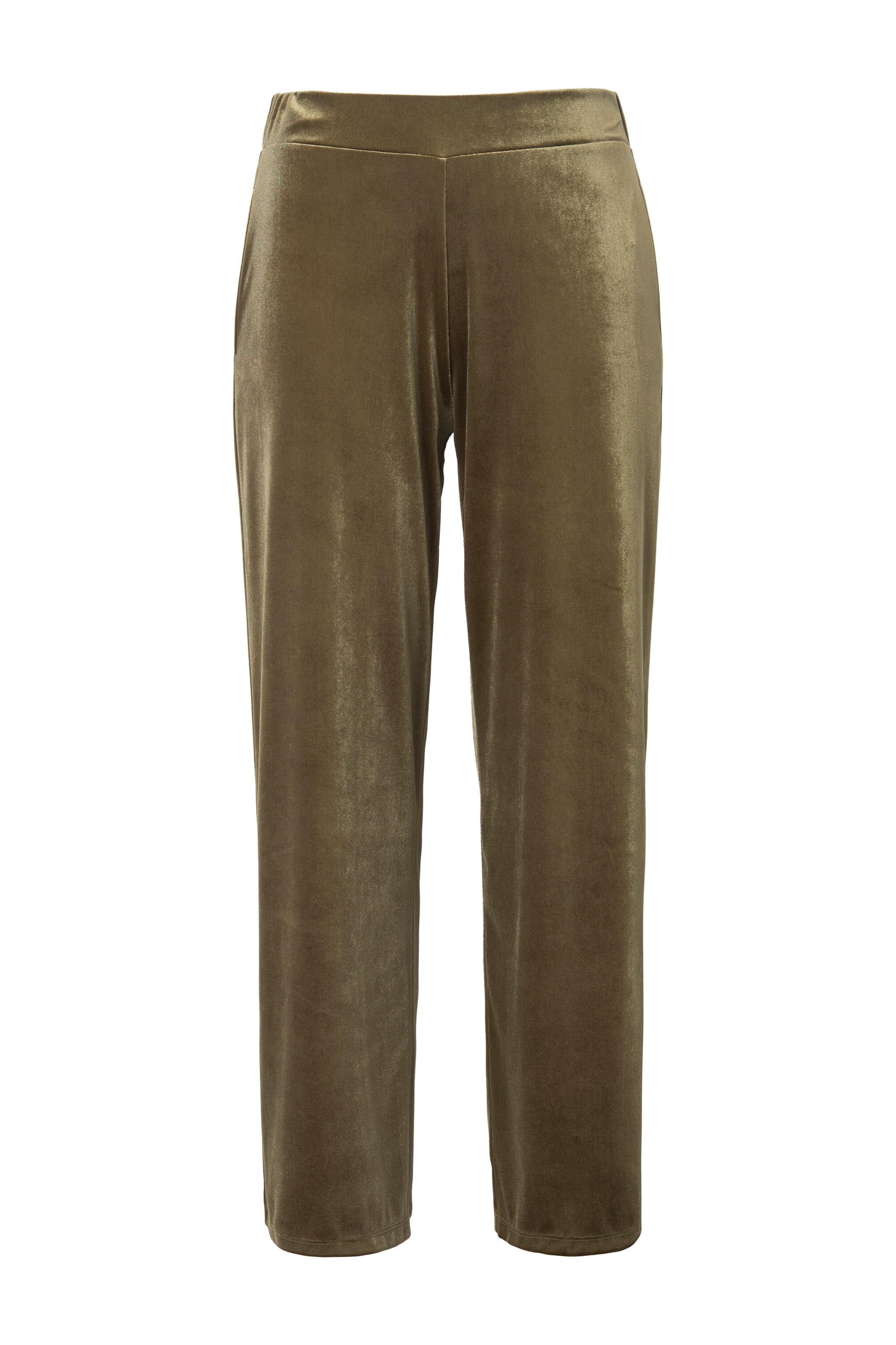 MIAMODA Loose fit Trousers in Green: front