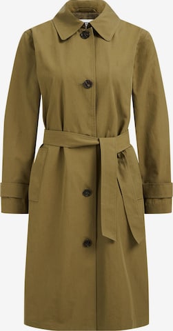 WE Fashion Ανοιξιάτικο και φθινοπωρινό παλτό σε πράσινο: μπροστά