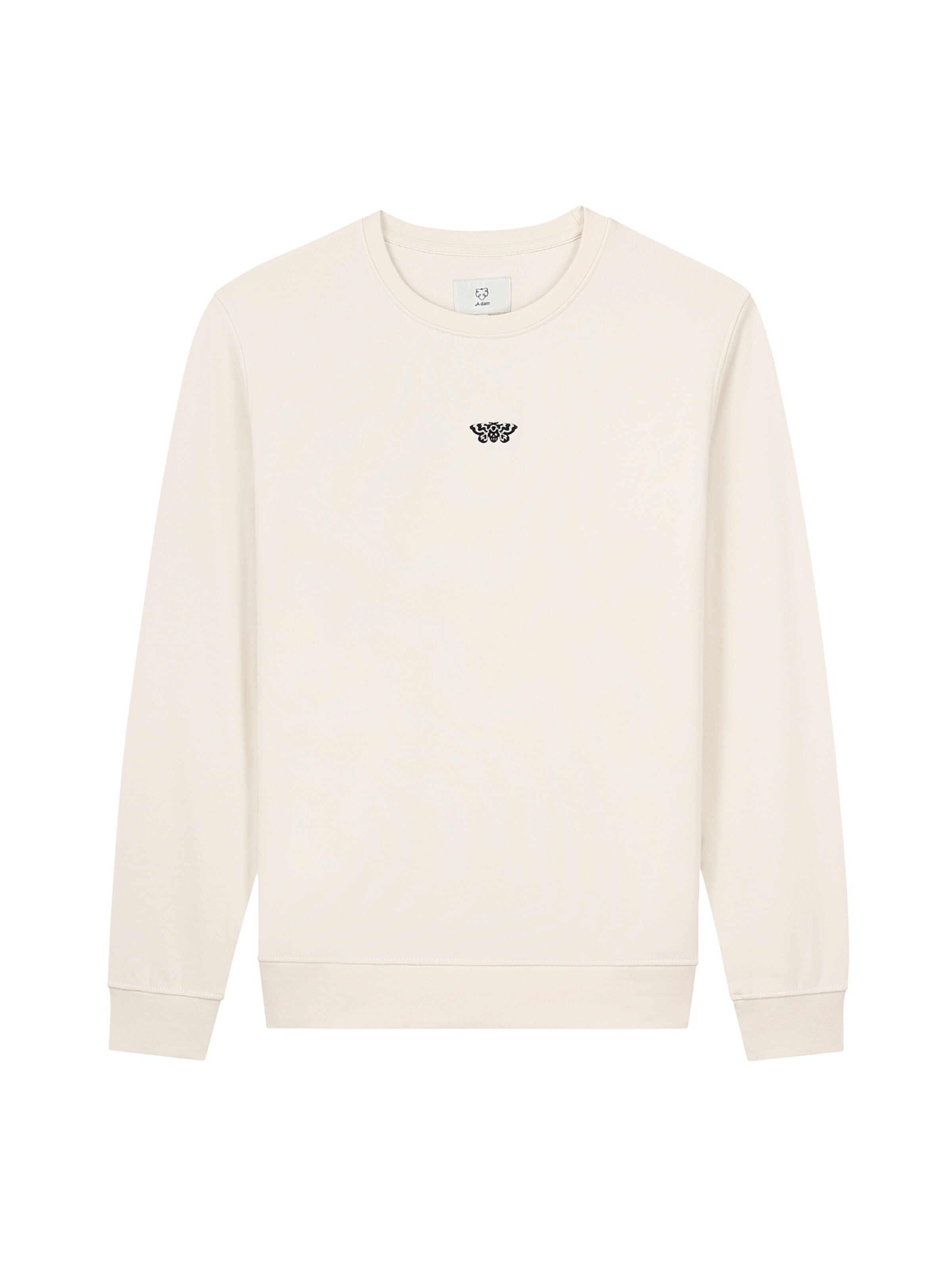 A-dam Sweatshirt 'DEADLYDARREL' in Beige: Vorderseite
