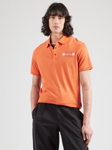 NAPAPIJRI Poloshirt 'SMALLWOOD' in Orange: Vorderseite