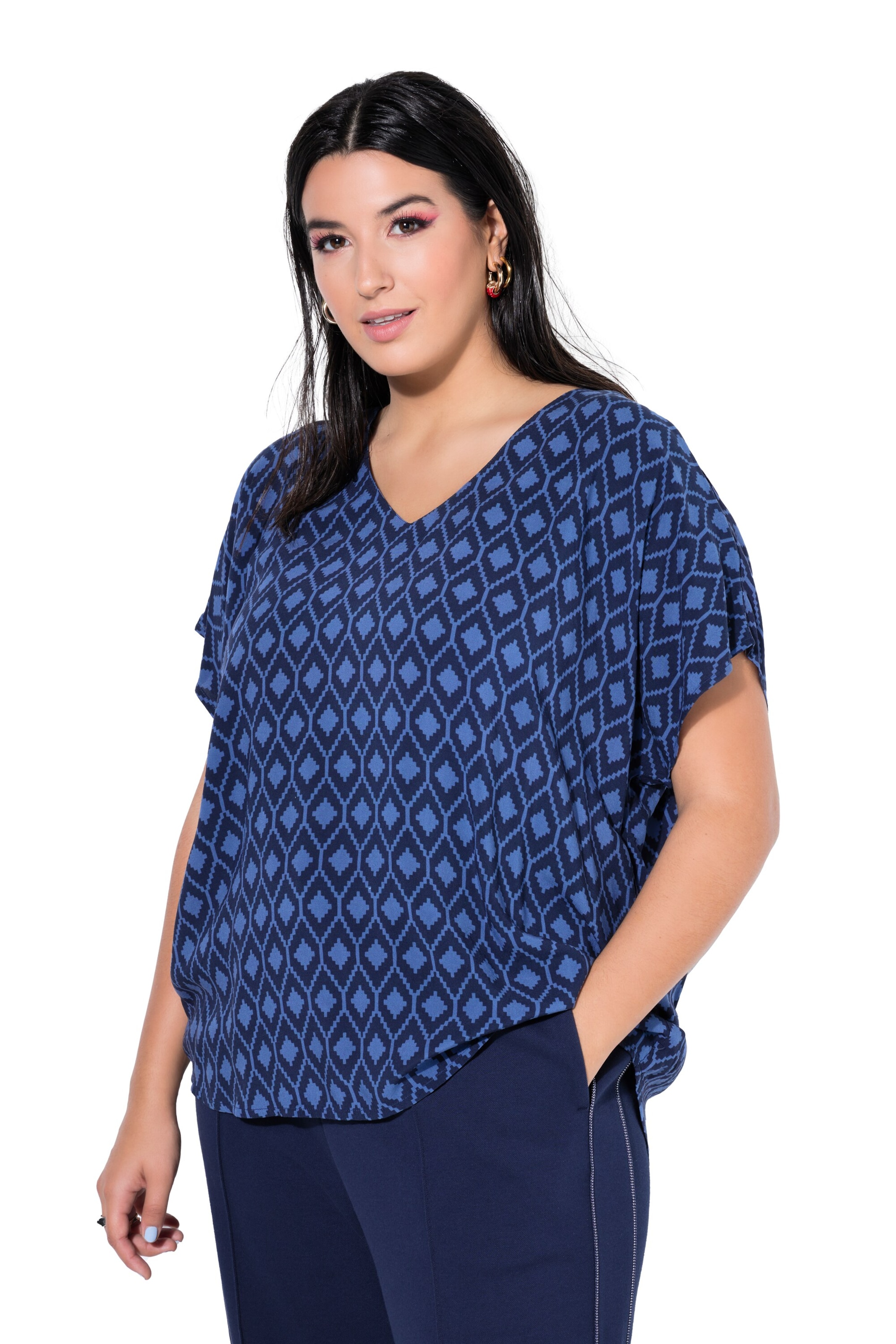 Studio Untold Bluse in Blau: Vorderseite