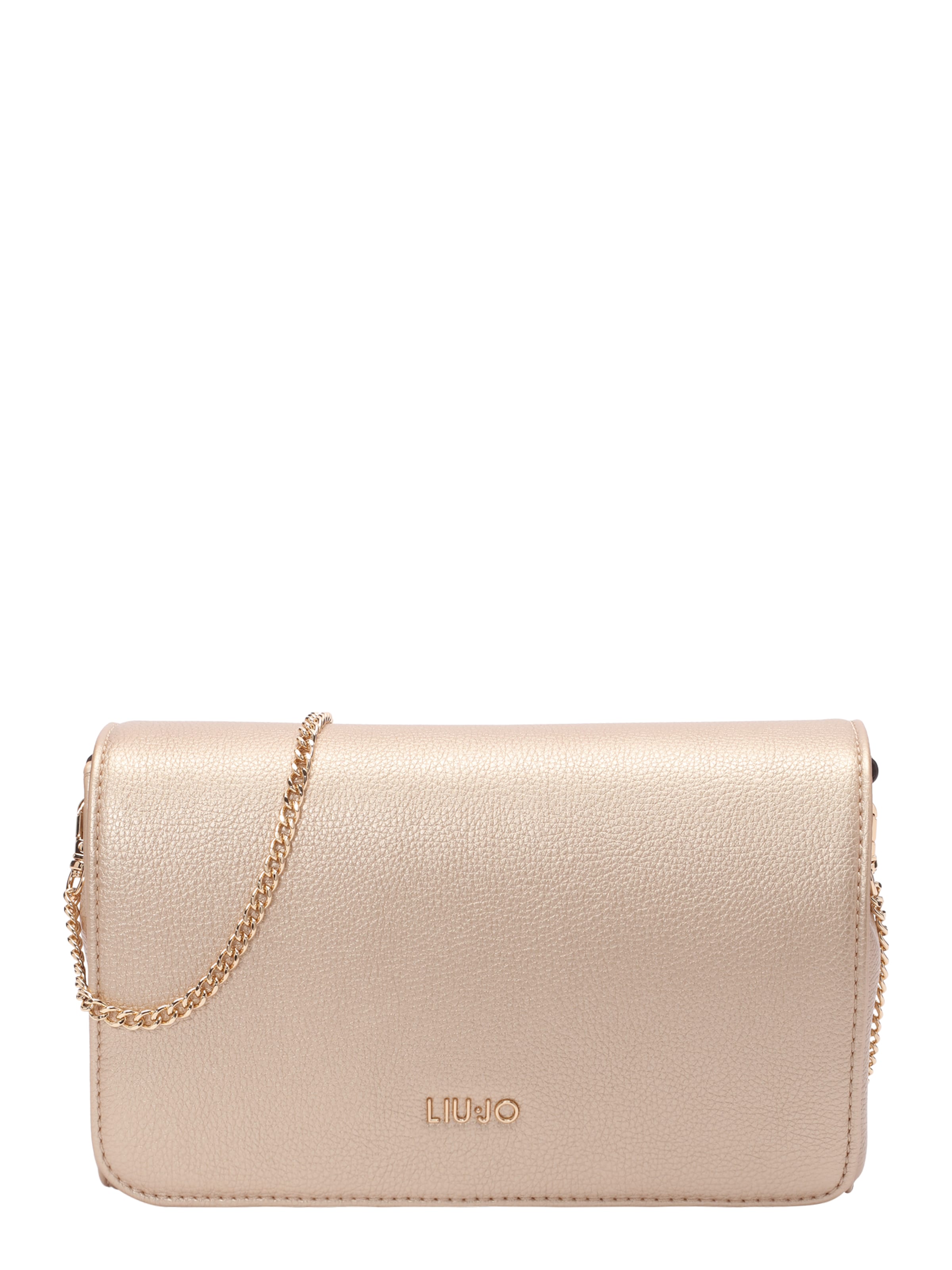 Borsa a tracolla 'ECS' di Liu Jo in oro: frontale