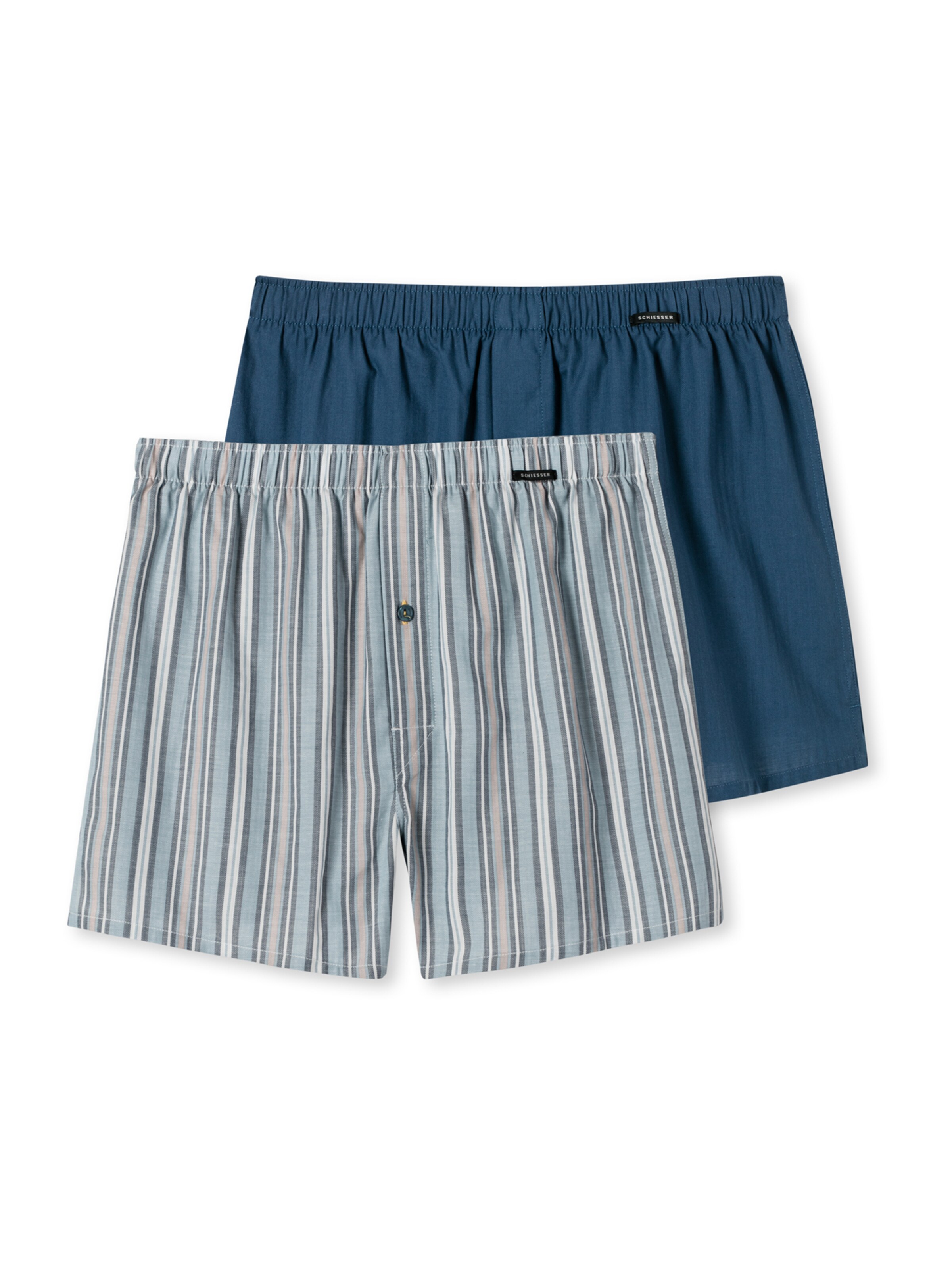 SCHIESSER Boxer ' Multipacks ' in Blau: Vorderseite