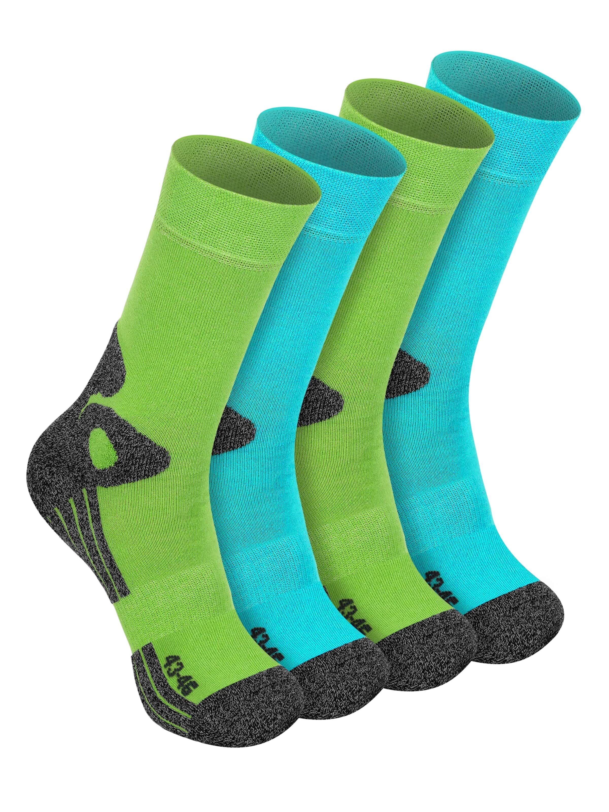 celodoro Athletic Socks 'Trekking Exclusive' in Blue: front
