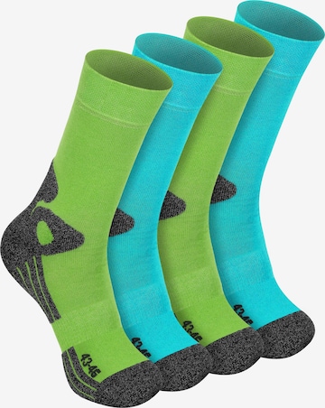 celodoro Athletic Socks 'Trekking Exclusive' in Blue: front