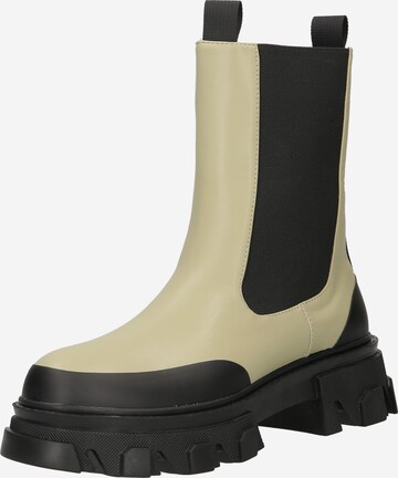 Public Desire Chelsea boots in Beige: voorkant