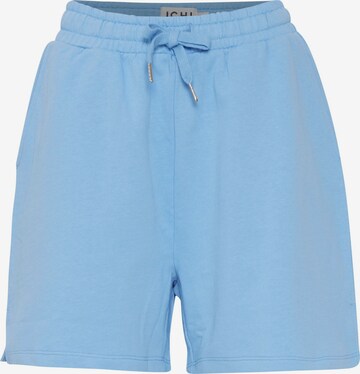 ICHI Regular Pants 'YARLA' in Blue: front