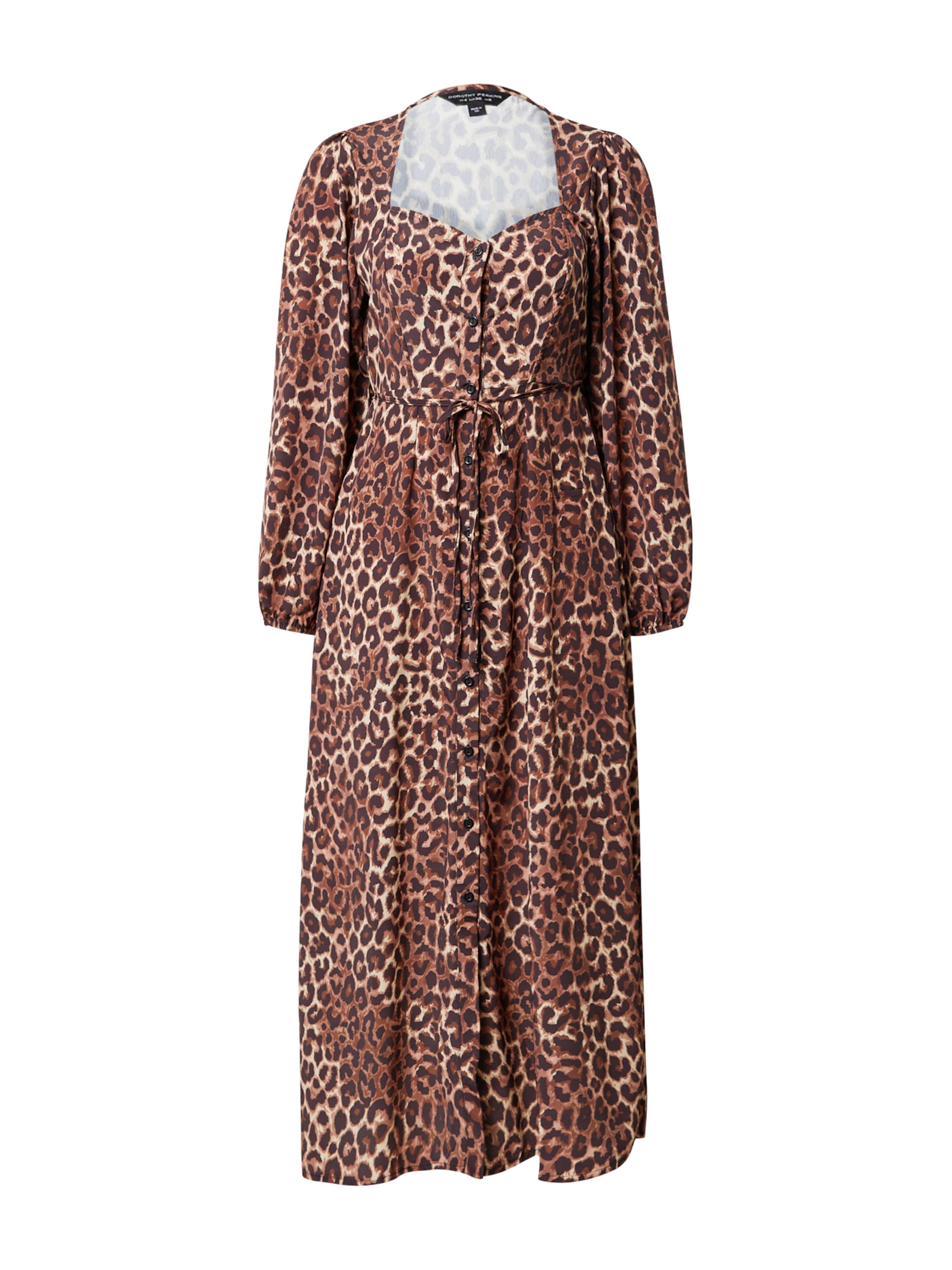 Dorothy Perkins Μπλουζοφόρεμα 'Kitty' σε καφέ: μπροστά