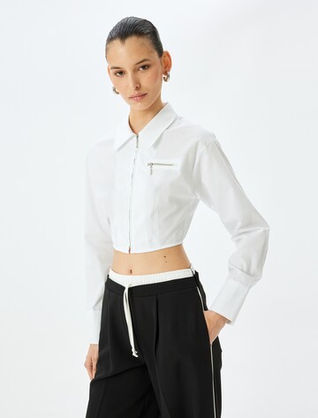 Koton Bluse in Beige: Vorderseite