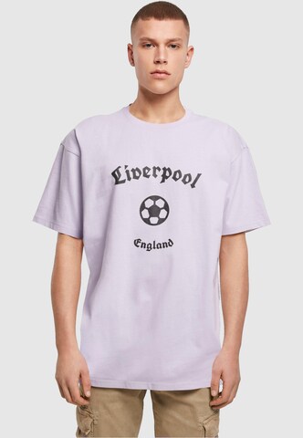 Merchcode Shirt 'Liverpool' in Lila: voorkant