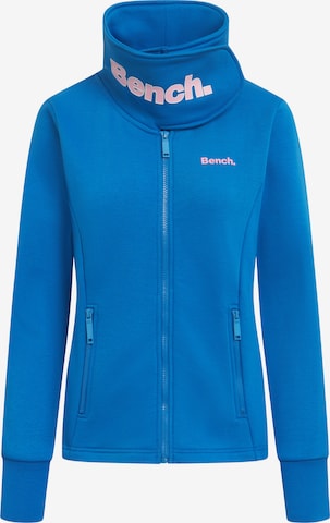BENCH Sweatjacke in Blau: Vorderseite