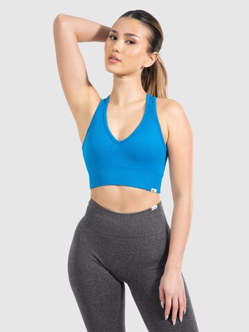 Smilodox Bralette Sports bra 'Amaze Pro' in Blue: front