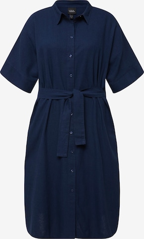 Ulla Popken Dress in Blue: front