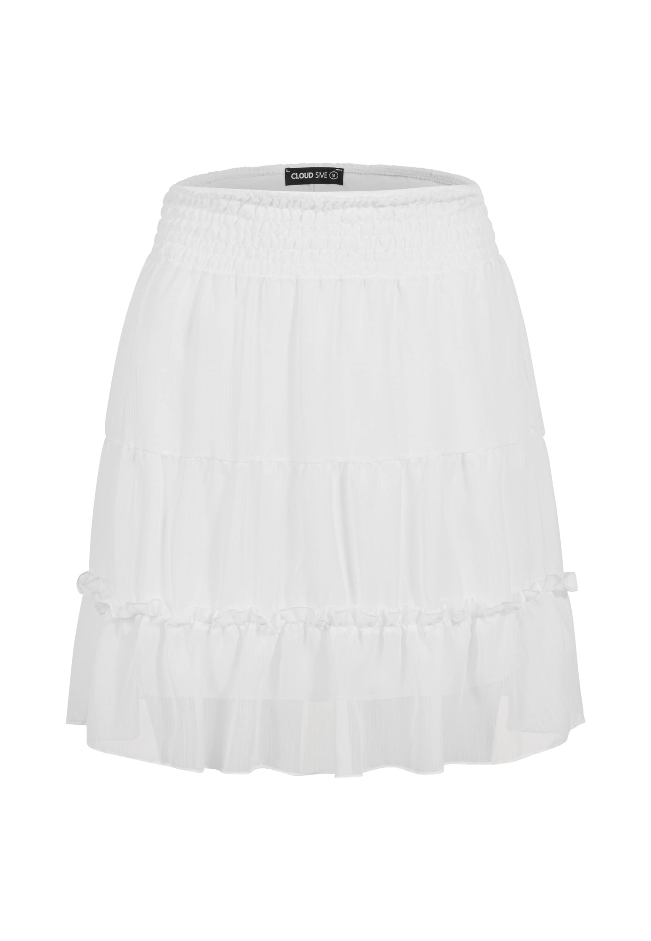 Cloud5ive Jupe en 40 en blanc, Vue avec produit