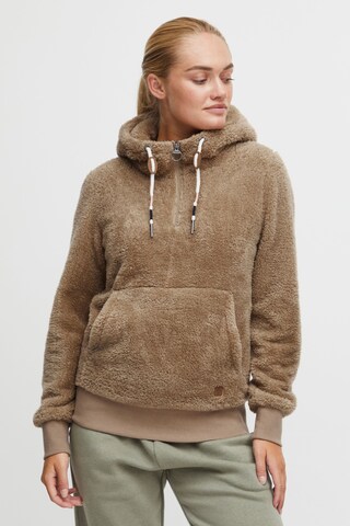 Sweat-shirt Oxmo en marron : devant