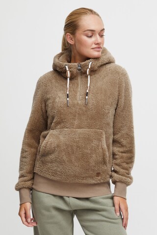 Oxmo Sweatshirt in Bruin: voorkant