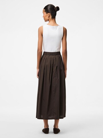Jupe 'PCJamalla' PIECES en marron