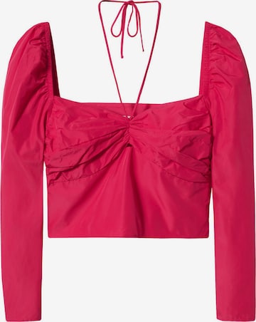 MANGO Blouse 'Tafi' in Roze: voorkant