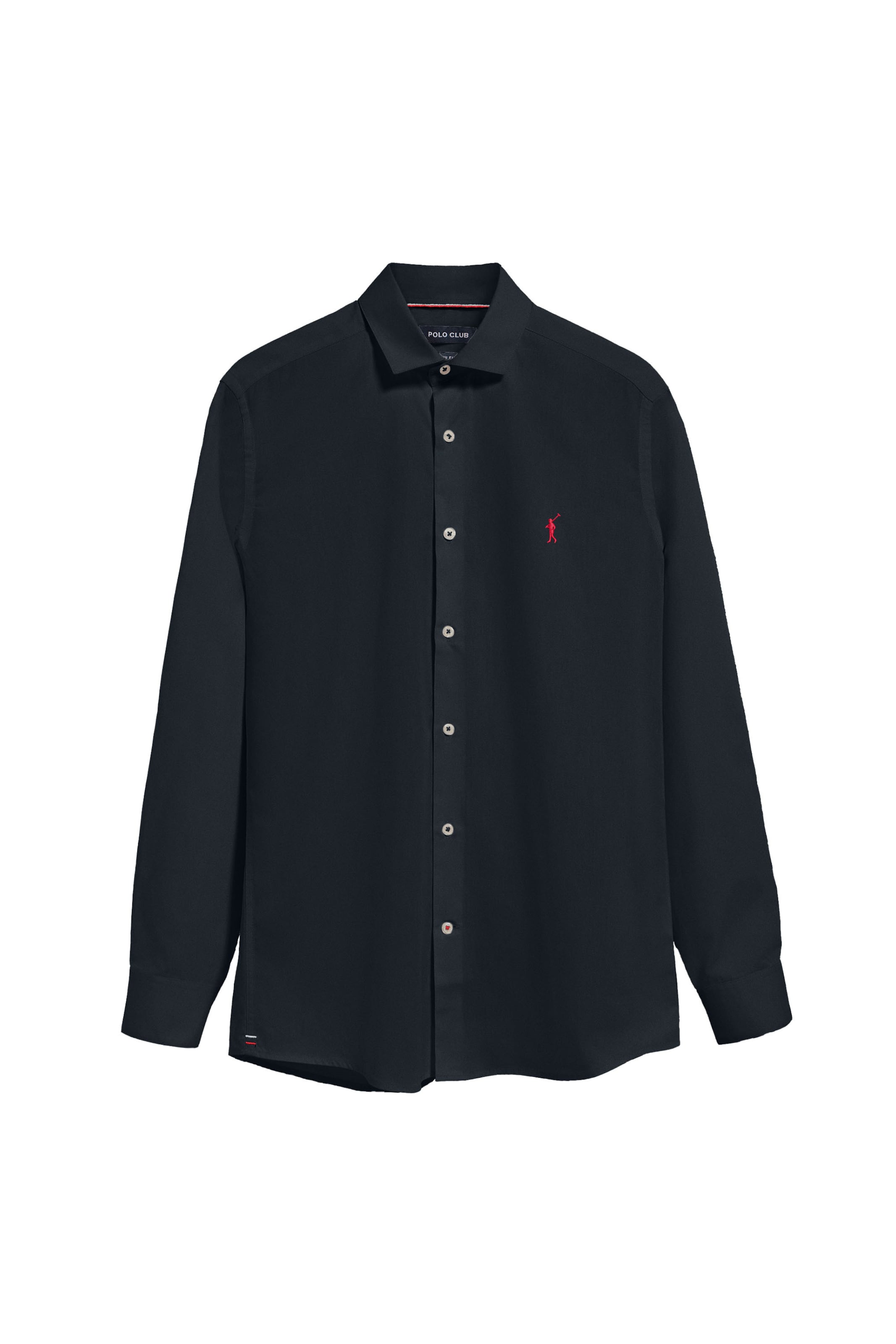 Polo Club Slim Fit Hemd in Blau: Vorderseite