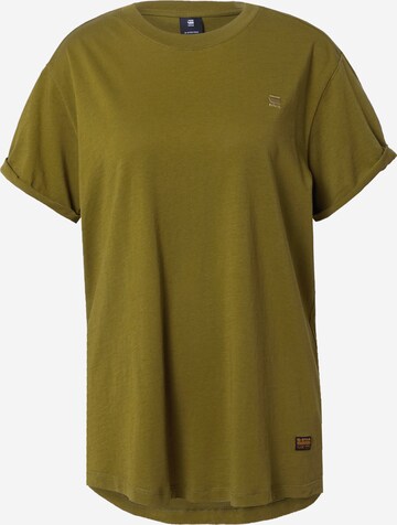 T-shirt 'Lash' G-Star RAW en vert : devant