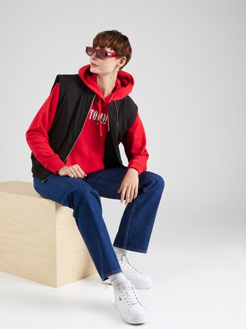 Felpa di Tommy Jeans in rosso