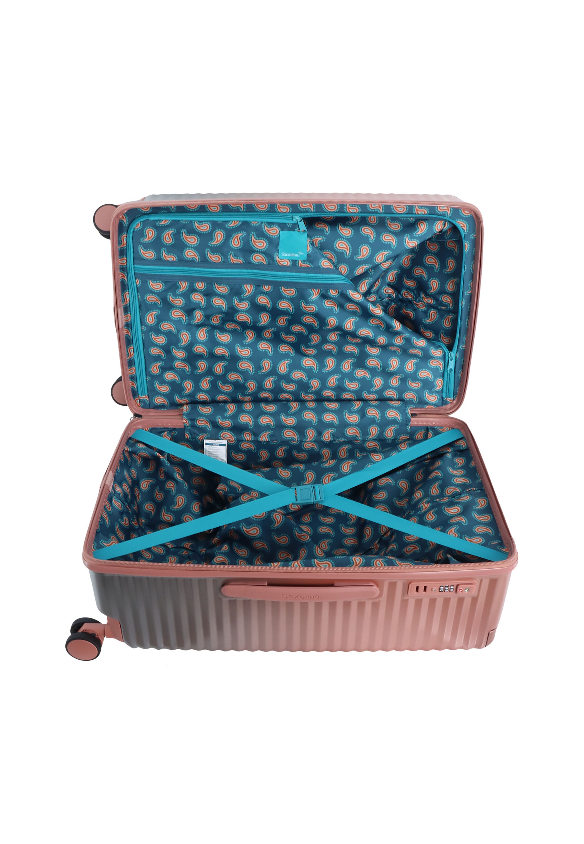 Saxoline Suitcase 'Elite Trunk' in Red