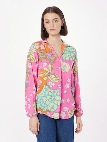 Key Largo Blouse 'Kylie' in Roze: voorkant