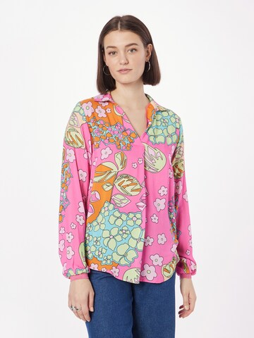 Key Largo Blouse 'Kylie' in Roze: voorkant