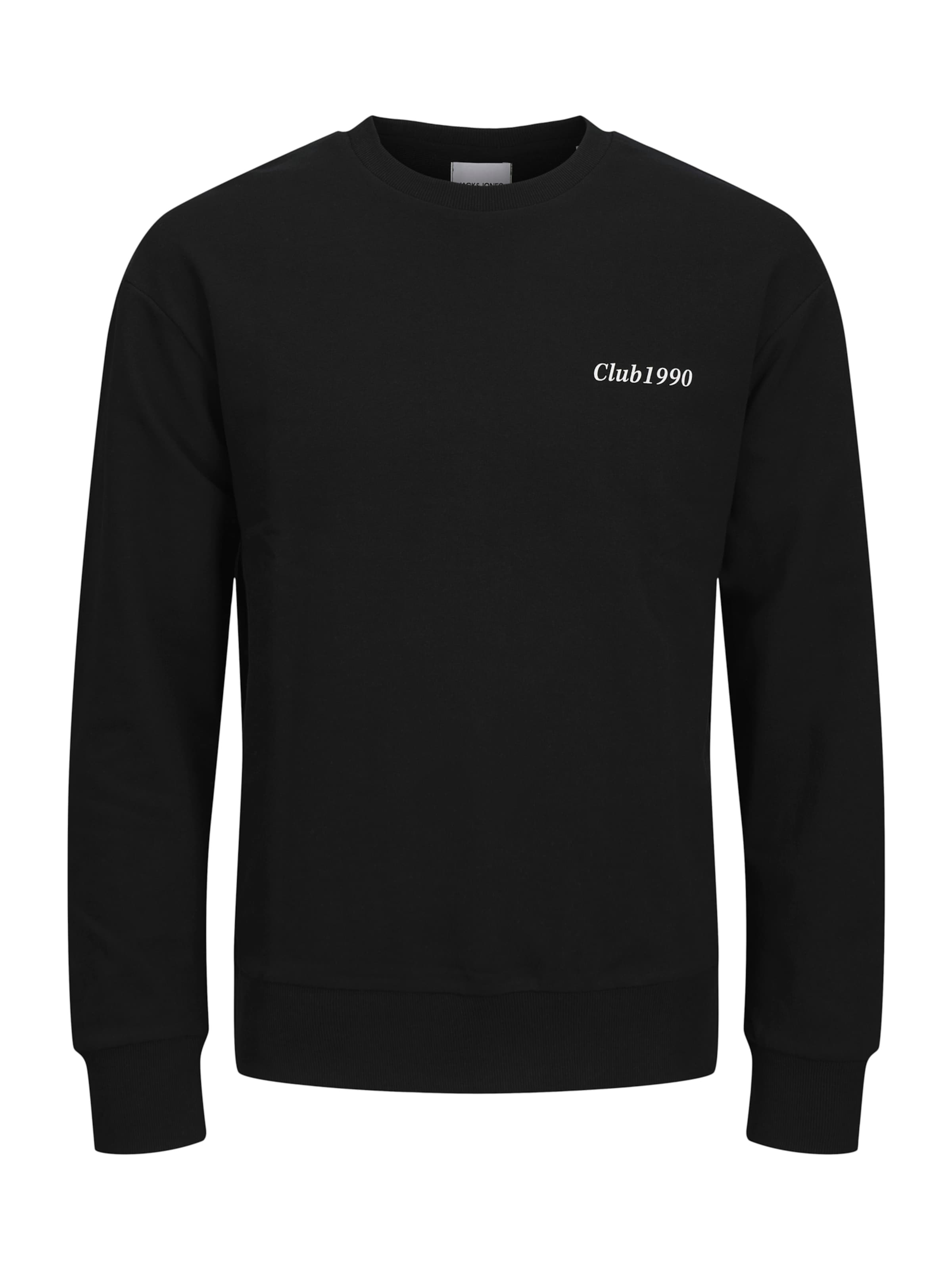 JACK & JONES Μπλούζα φούτερ 'JJEBradley' σε μαύρο: μπροστά