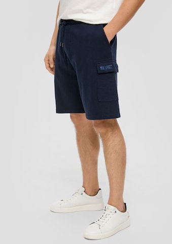 s.Oliver Loosefit Cargobyxa i blå