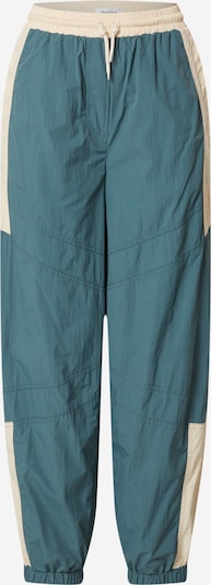 EDITED Spodnie 'Travis' w kolorze beżowy / pastelowy niebieskim, Podgląd produktu