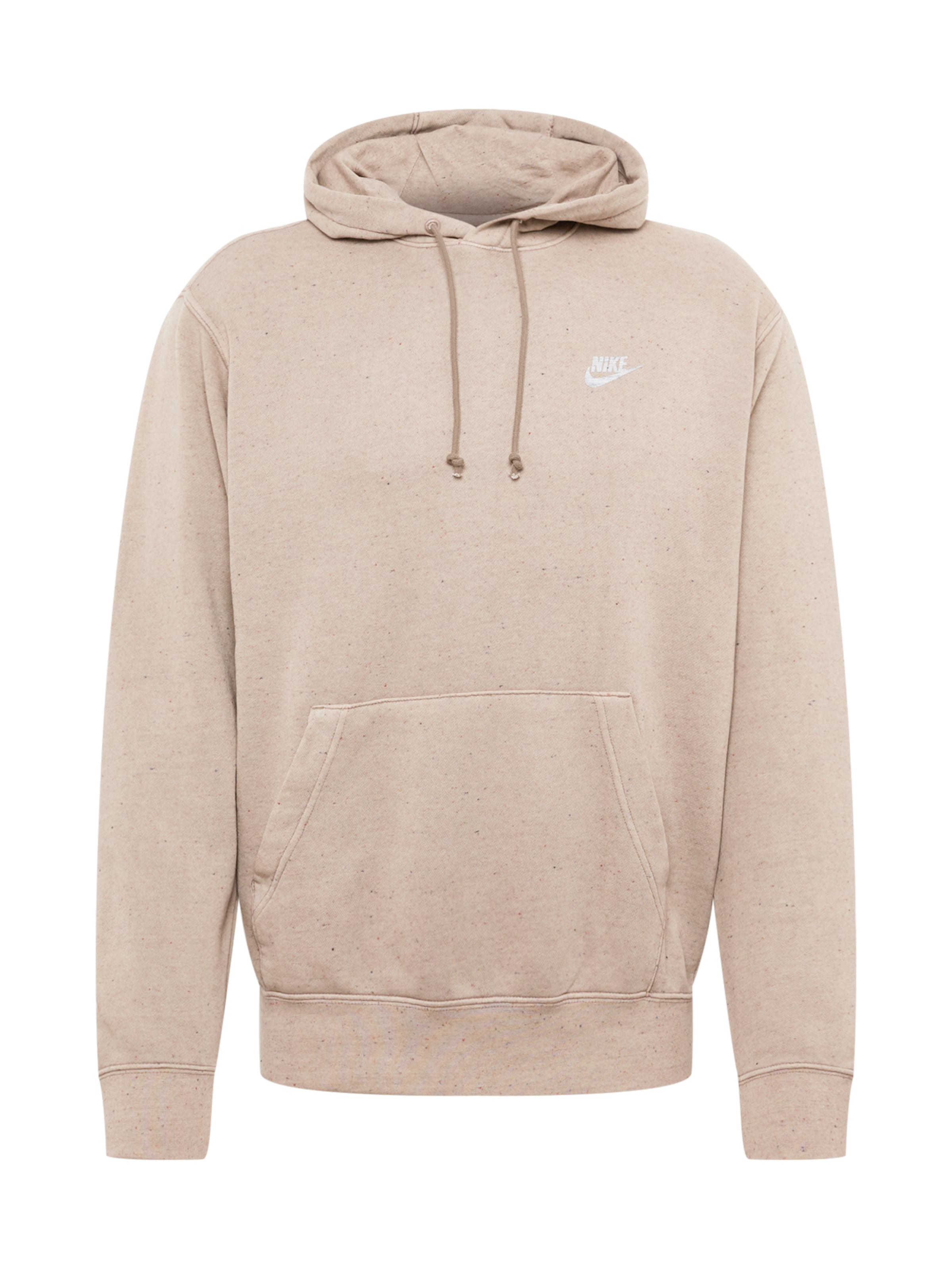 Nike Sportswear Sweatshirt in Beige: Vorderseite