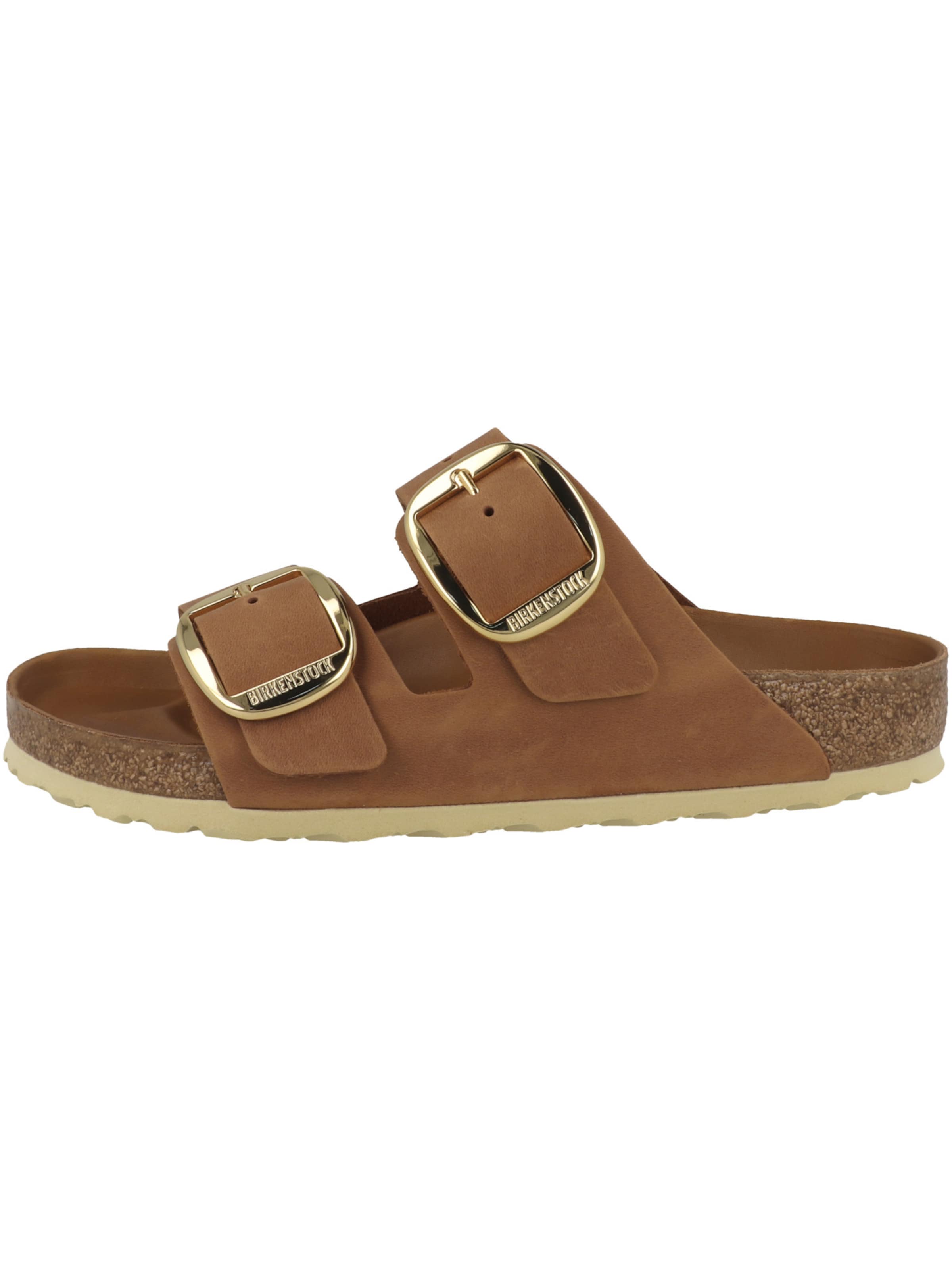 BIRKENSTOCK Muiltjes 'Arizona Big Buckle' in de kleur Bruin, Productweergave