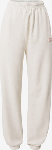 Reebok Tapered Pants in White: front