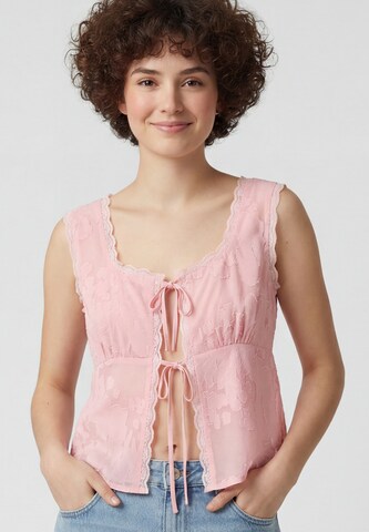 MYMO - Top en rosa: frente