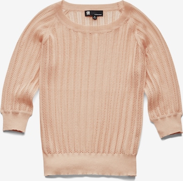 Pull-over G-Star RAW en rose : devant