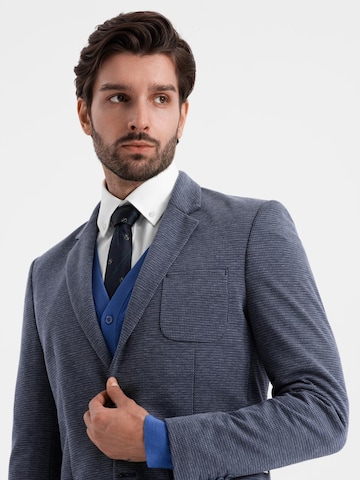 Ombre Regular Fit Sakko‌‌‌‌‌‌‌ in Blau