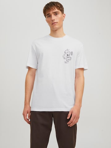 JACK & JONES Koszulka 'Ink' w kolorze biały: przód