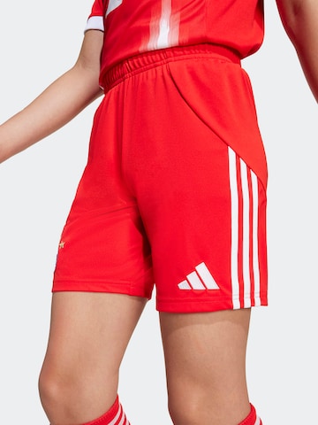 ADIDAS PERFORMANCE - regular Pantalón deportivo 'FCB' en rojo