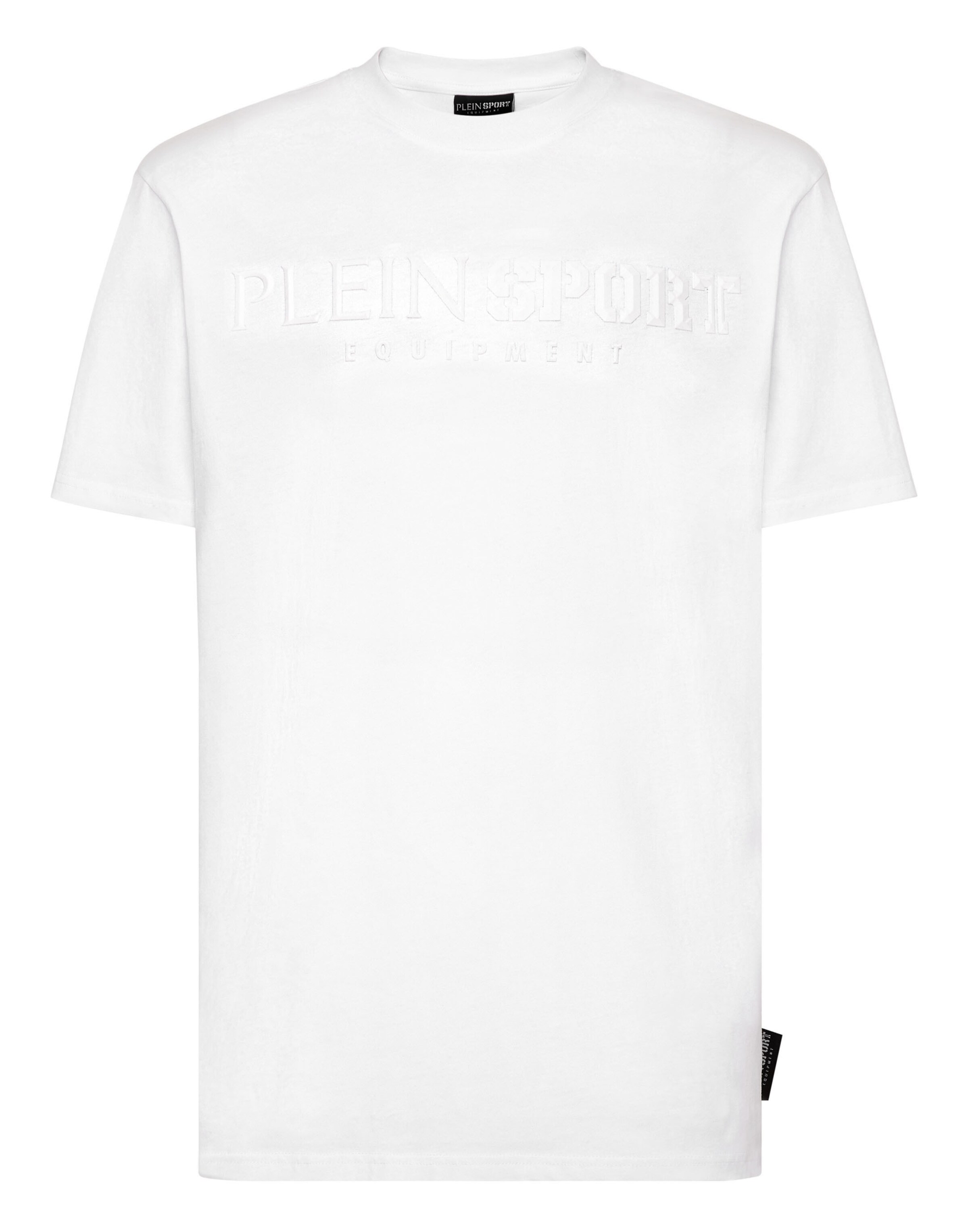 Maglietta 'Statement' di Plein Sport in bianco: frontale