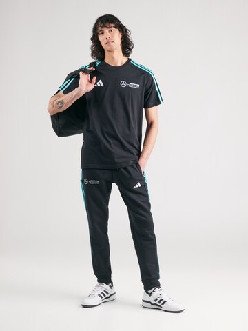 Effilé Pantalon de sport 'Mercedes - AMG Petronas Formula One Team' ADIDAS PERFORMANCE en noir