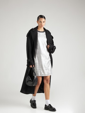 Robe comma casual identity en argent