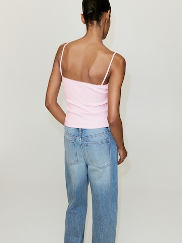 MANGO Top 'ROSE' | roza barva