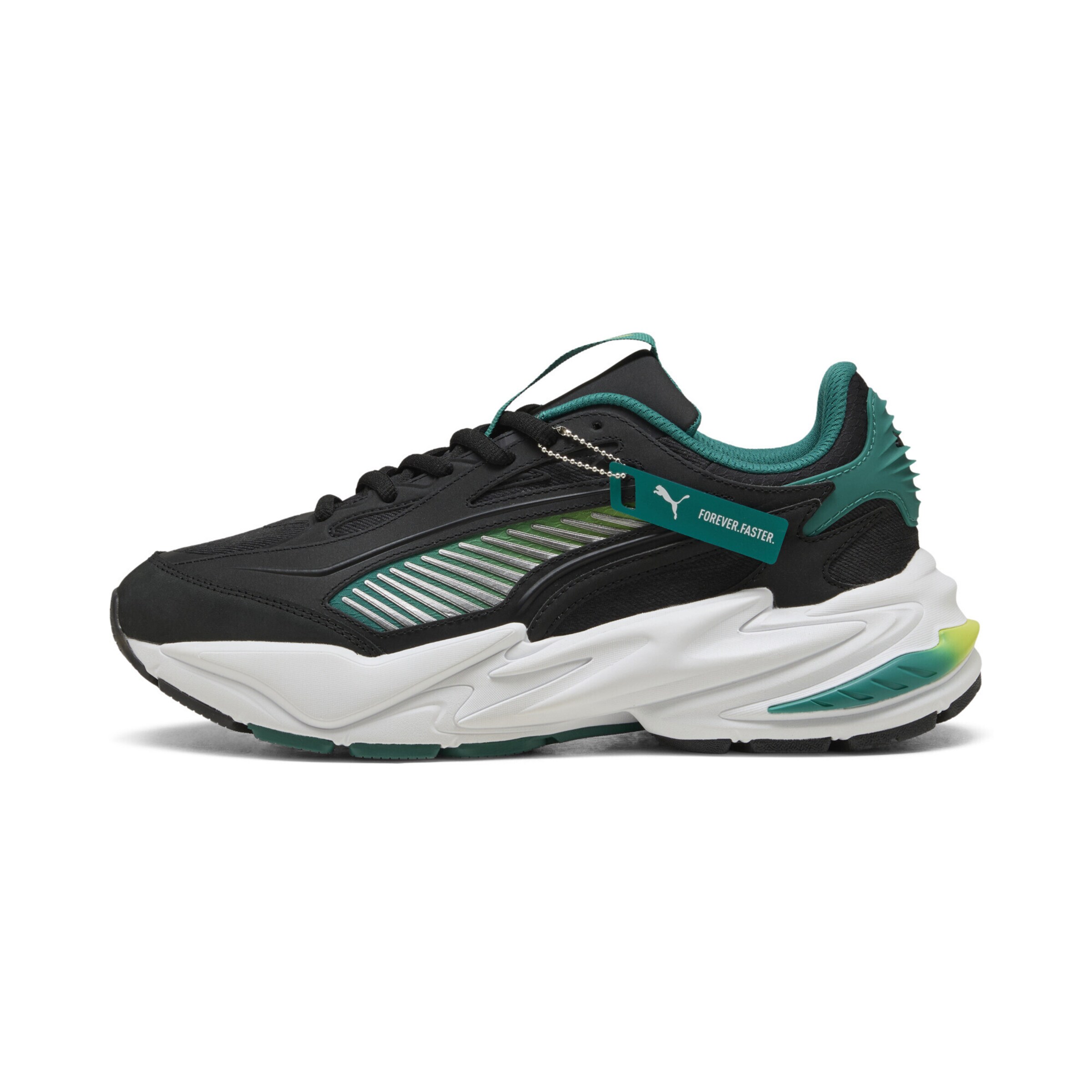 PUMA Sportschoen in de kleur Smaragd / Zwart, Productweergave