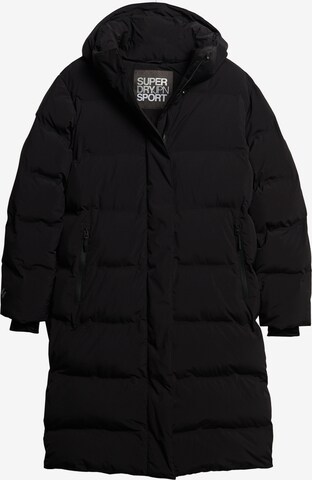 Superdry Winter Coat in Black: front