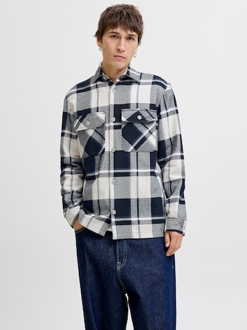 Jack & Jones Premium Regular fit Overhemd 'JPRRAYLE' in Blauw: voorkant